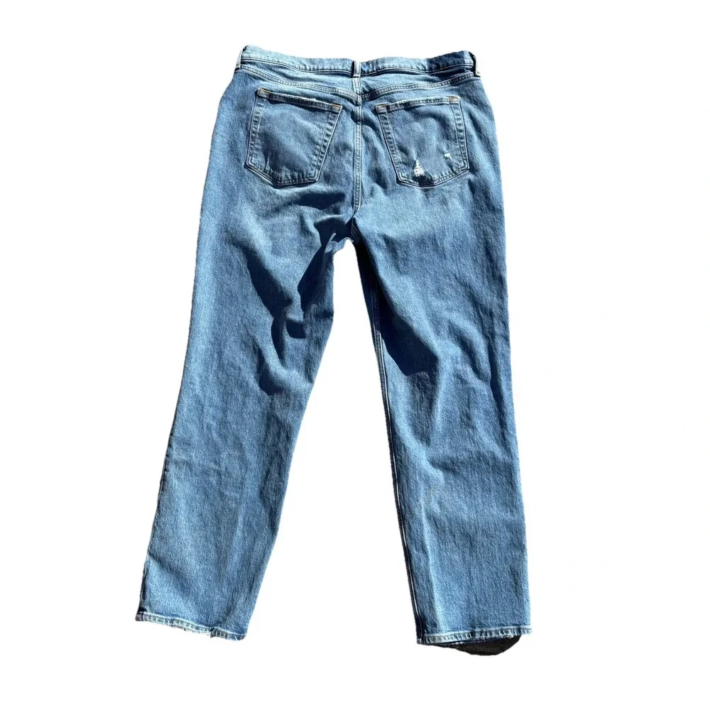 Abercrombie &‎ Fitch The '90s Relaxed Jean 18R/34x30 Ultra High Rise Criss Cross